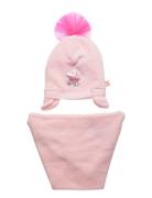 Billieblush Pull On Hat+Snood Rosa