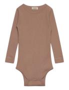 MarMar Copenhagen Plain Body Ls Brun