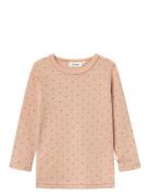Lil'Atelier Nmfnava Ls Wool Top Lil Orange