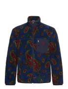 Polo Ralph Lauren Paisley Pile Fleece Jacket Blå