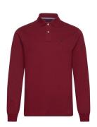 Hackett London Slim Fit Logo Ls Burgundy