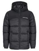 Jack & J S Jjmoon Hood Puffer Mni Svart