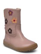 ANGULUS Boots - Flat - With Zipper Rosa