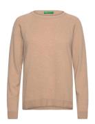 United Colors Of Benetton Crewneck Jersey Beige