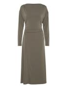 French Connection Samira Jersey Dress Khaki Green