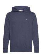 GANT Reg Emb Archive Shield Hoodie Marinblå