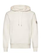 Calvin Klein Jeans Badge Hoodie Kräm