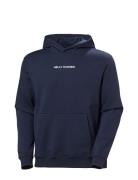 Helly Hansen Cotton Fleece Hoodie Marinblå