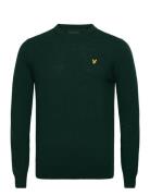 Lyle & Scott Cotton Merino Crew Neck Jumper Grön