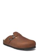 En Fant Clogs Nubuck Leather Brun