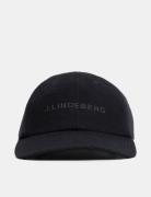 J. Lindeberg Elijah Flat Wool Logo Cap Svart