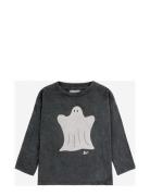 Bobo Choses Funny Ghost Long Sleeve T-Shirt Svart