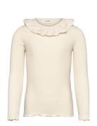 Lil'Atelier Nmfoline Ls Slim Top Lil Kräm