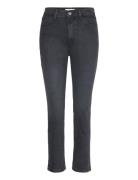 Mango Claudia Slim-Fit Cropped Jeans Grå