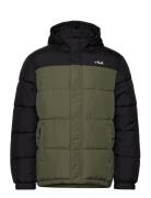 FILA Bawinkel Blocked Padded Jacket Khaki Green