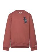 Levi's Levi's® Monogram Crewneck Sweatshirt Röd