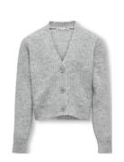 Kids Only Kogoriana L/S Glitter Cardigan Knt Grå