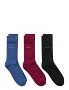 GANT Soft Cotton Socks 3-Pack Blå