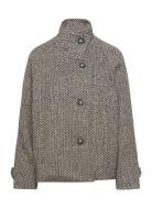 Saint Tropez Fawnsz Short Coat Ytterkläder Grå