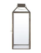 House Nordic Oline - Lantern, Metal/Glass, Antique Brass Look Guld