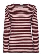 Marc O'Polo T-Shirts Long Sleeve Burgundy