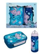 Undercover Lilo & Stitch Lunch Box And Water Bottle Set Blå