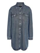 NOISY MAY Nmalva L/S Denim Dress Az351Mb Noos Fwd Blå