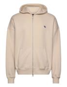 Abercrombie & Fitch Anf Mens Sweatshirts Beige