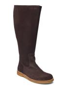 ANGULUS Booties - Flat - With Zipper Brun