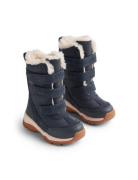 Wheat Winterboot Airy Tex Marinblå