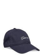 GANT Script Washed Cotton Cap Marinblå