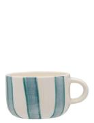 Anna + Nina Powder Striped Cappuccino Mug Multi/patterned