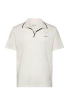 GANT Tipping Collar Polo Vit