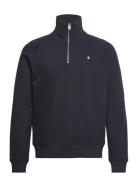 Morris Maryon Half Zip Sweatshirt Marinblå