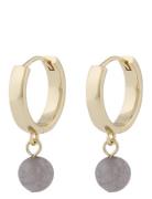 SNÖ Of Sweden Lara Small Ring Pendant Ear G/Grey Guld