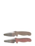 Filibabba Beginner's Cutting Knives - 2-Pack - Warm Grey + Rose Multi/...