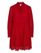 YAS Yasholi Ls Dress S. Noos Röd