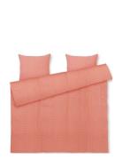 Juna Bæk&Bølge Bed Linen 220X220 Cm Pink/Orange Se Korall