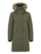 Didriksons Emma Wns Parka Khaki Green