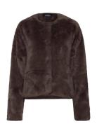 Ella&il Carro Fake Fur Jacket Brun