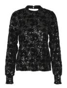 Kaffe Kagrit Sequin Blouse Svart