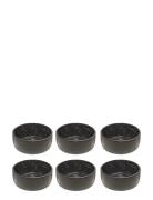 Aida Raw Nordic Black - Bowl D13,5 X H6 Cm 6 Pcs Svart