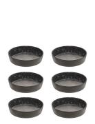 Aida Raw Nordic Black - Soup Plate D19,4 X H4,5 Cm 6 Pcs Svart