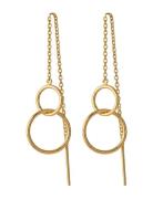 Pernille Corydon Double Plain Earchains Guld