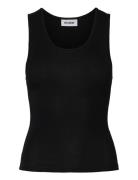 Weekday Smooth Fitted Tank Top Svart