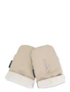 KongWalther Kong.walther Creme Fleece Stroller Gloves Beige