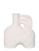 House Nordic Bryn - Vase, Ceramic, Beige, 18,5X8X19,5 Cm Beige