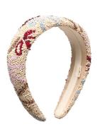 Becksöndergaard Bow Wide Beaded Hairbrace Multi/patterned