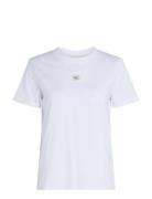 Calvin Klein Jeans Woven Label Regular Jersey Tee Vit