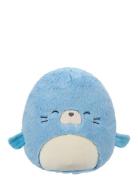 Squishmallows Squishmallows 30 Cm P21 Fuzz A Mallows Harvey Walrus Blå